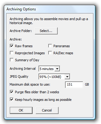 Archiving Options